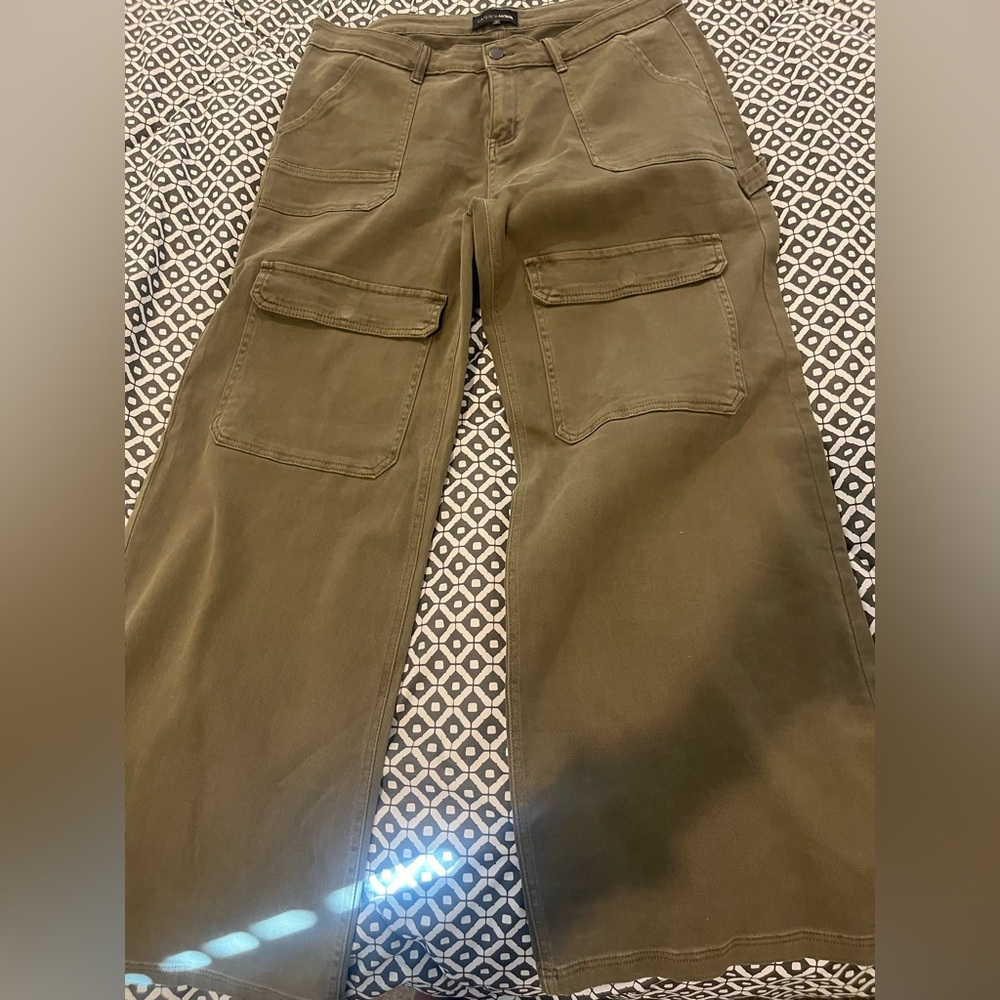 Olive Green Cargo Pants
